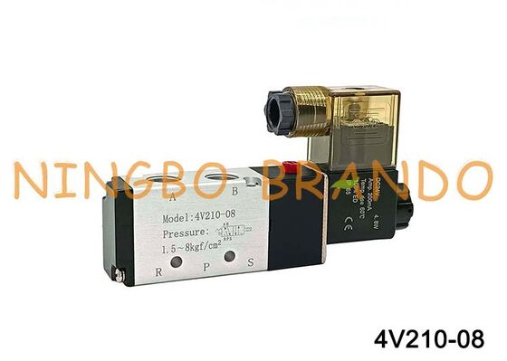 Airtac Type 4V210-08 magneetventiel 5/2-weg 4V200-serie
