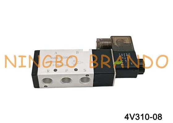Airtac Type 4V310-08 magneetventiel 5-weg 2 positie 4V300-serie