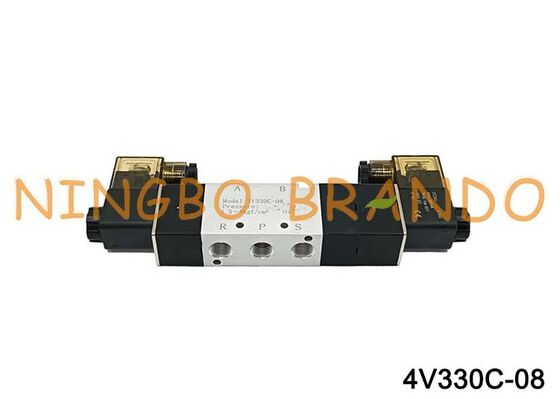 AIRTAC Type magneetventiel Luchtventiel 4V330C-08 DC 12V 24V AC 110V 220V
