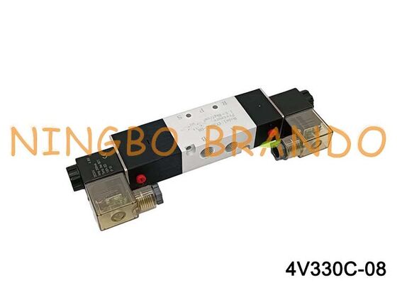 AIRTAC Type magneetventiel Luchtventiel 4V330C-08 DC 12V 24V AC 110V 220V