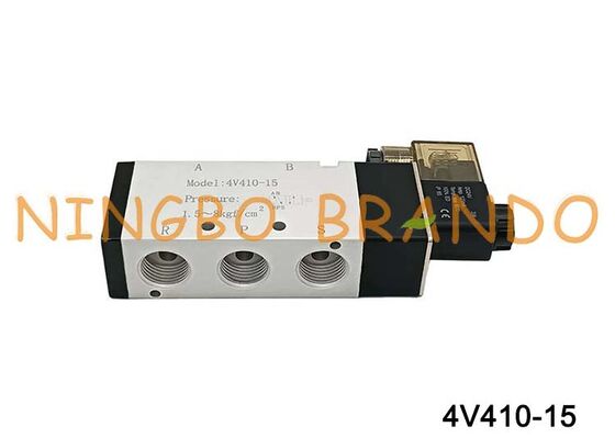 AIRTAC Type 1/2 '' Solenoid Air Valve 4V410-15 12 V 24 V 110 V 220 V Single Coil 2 Positie 5 Manier