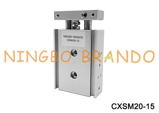 SMC Type CXSM20-15 cyl Gids Dual Rod Pneumatische Cilinder 20mm Boring 15mm Slag