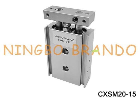 SMC Type CXSM20-15 cyl Gids Dual Rod Pneumatische Cilinder 20mm Boring 15mm Slag
