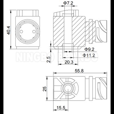 24 V gelijkstroom-solenoïde spoel voor vrachtwagenluchtrem