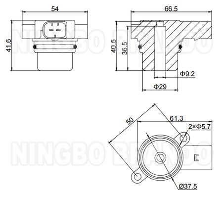 WABCO Type 442 051 021 1 Solenoïde klep spoel voor BMW Air Suspension 12VDC 0,96A