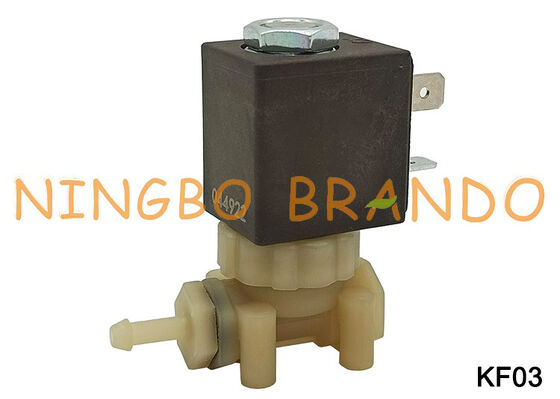 Koffie Espresso Maker 1/8 ''2 Weg Food Grade Veilig PA66 Plastic Magneetventiel DC24V KF03