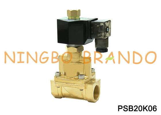 3/4'' inch stoommagneetventiel 24VDC normaal geopend messing