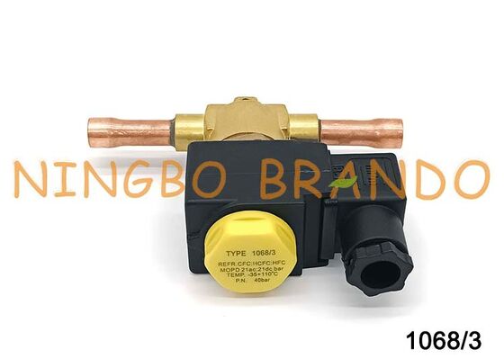 Castel-type magnetoventil 3/8'' soldeer 1068/3A7