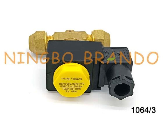1064/3 Castel Type Solenoïdeklep 3/8'' Flare 1064/3A7 voor Koeling