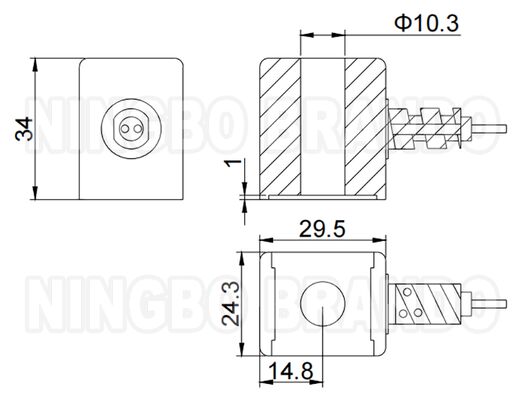 Solenoidspoel voor WEBASTO Thermo E / PLUS Heater Brandstofmagneetventiel