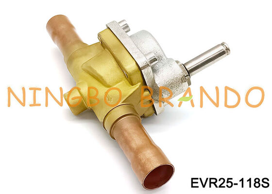 Danfoss Type 032L2201 Magneetventiel EVR 25 Soldeer ODF 1 1/8 in