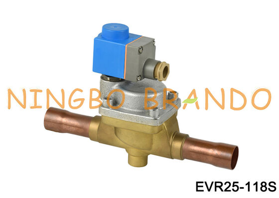 Danfoss Type 032L2201 Magneetventiel EVR 25 Soldeer ODF 1 1/8 in