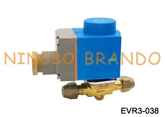 Magneetventiel Danfoss Type EVR 3 NC Flared 3/8'' SAE 032F8116