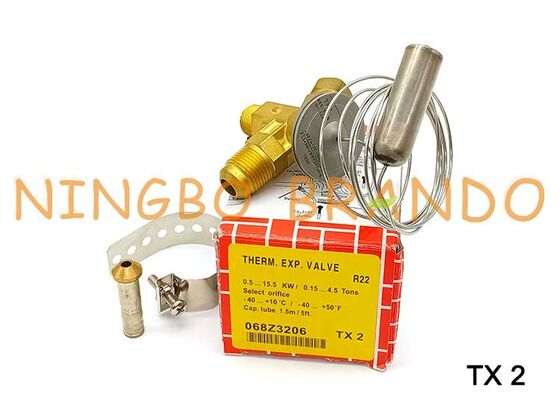 Danfoss Type 068Z3206 TX2 Thermostatisch expansieventiel 3/8'' x 1/2'' Flare