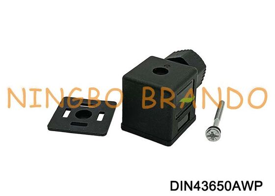 DIN43650A waterdichte magneetventielspoelconnector IP67