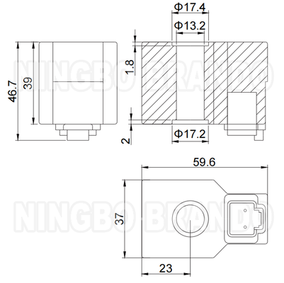 14VDC 27VDC 21W spiraalspoel voor Hyundai R210-5 R220-5 graafmachine
