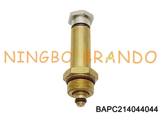 Messing magneetventiel anker 2-weg NC solenoïde plunjerbuis en ijzeren kern 14 mm OD