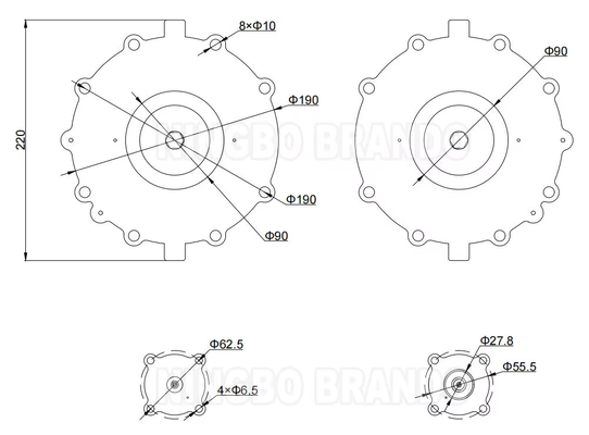 C123432 C123433 Diafragma-kits voor ASCO-type SCG353D060 SCG353G060 G353.058 Pulsklep