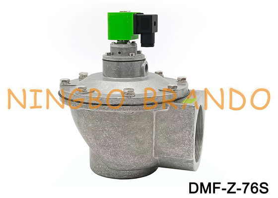 DMF-Z-76S G3'' Rechte Hoek Membraanventiel AC220V DC24V Puls Magneetventiel