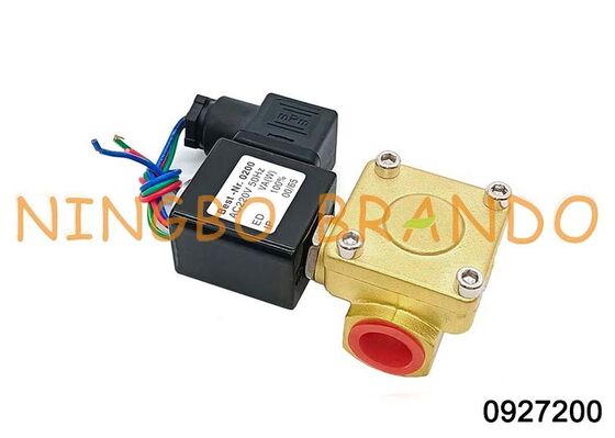 0927 Serie Solenoïdeklep 0927200 1/2'' Messing Normaal Gesloten Klep