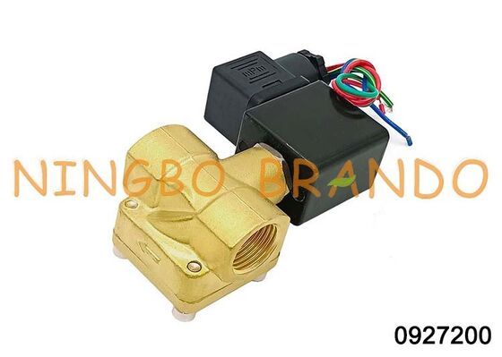0927 Serie Solenoïdeklep 0927200 1/2'' Messing Normaal Gesloten Klep