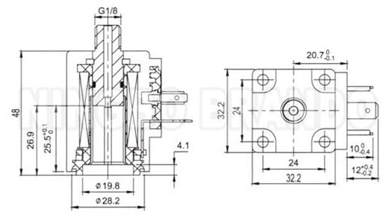 0311 C 0312 C 0211 Burkert-type spiraal van een elektroventiel 12V 24V 110V 220V 22VA 20W