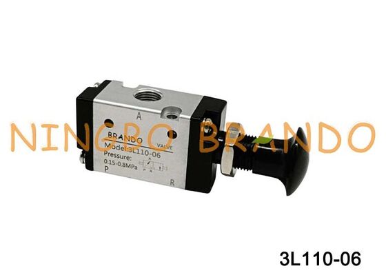 Airtac Type 3L110-06 3L Push-Pull Luchtregelklep 3/2 Weg