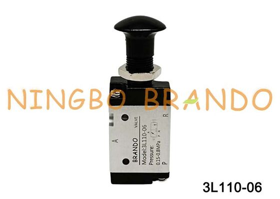 Airtac Type 3L110-06 3L Push-Pull Luchtregelklep 3/2 Weg