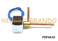 FDF4A10 de Solenoïdeklep 1/4“ normaal Gesloten 6.35mm OD AC220V van de ontvochtigingstoestelkoeling