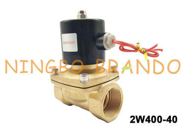 11/2“ UNID Type uw-40 2W400-40-de Solenoïdeklep van de Messingsdatatransportbesturing voor de Olie van het Watergas