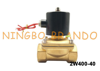 11/2“ UNID Type uw-40 2W400-40-de Solenoïdeklep van de Messingsdatatransportbesturing voor de Olie van het Watergas