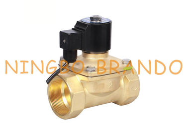 1 de Solenoïdeklep van het 2 Duimip68 Waterdichte Messing voor Muzikale Waterfontein 24V gelijkstroom 220V AC
