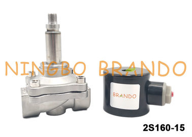 UNID Type suw-15 van de het Roestvrije staalsolenoïde van G1/2“ het Waterklep DC24V AC220V