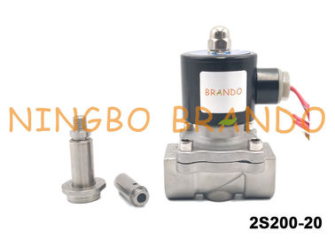 UNID Type suw-20 van de het Roestvrije staalsolenoïde van 2S200-20 G3/4“ het Waterklep DC24V AC220V