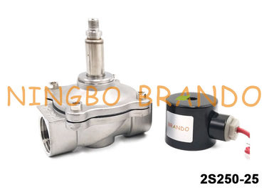 UNID Type suw-25 van de het Roestvrije staalsolenoïde van 2S250-25 G1“ het Waterklep DC24V AC220V