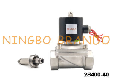 UNID Type de Klep van suw-40 g1-1/2“ Roestvrij staalsolenoïde voor Waterbehandeling DC24V AC220V