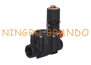 Klep van de de Irrigatie Elektrische Plastic Solenoïde van het tuinwater 3/4“ 1“ 9V 12V 24V gelijkstroom