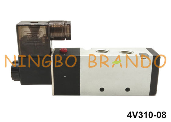 het Type van 4V310-08 AirTAC Pneumatische Solenoïdeklep 1/4“ 5/2 Manier 24VDC