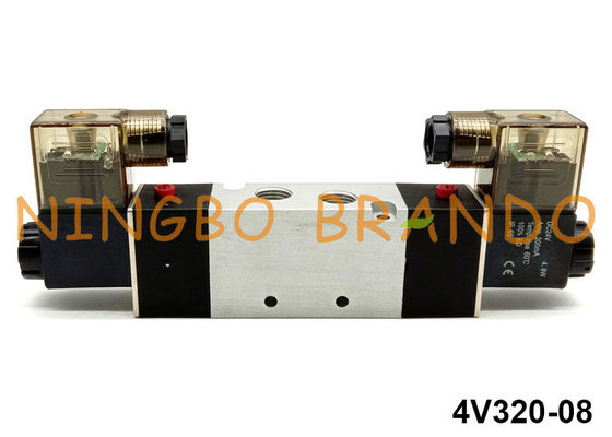 het Type van 4V320-08 Airtac Pneumatische Solenoïdeklep 5 Manier 2 Positie 220VAC