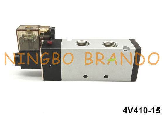 5/2 van de Klepairtac van de Manier Pneumatisch Solenoïde Type 4V410-15 1/2“ 220V 24V