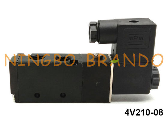 het Type van 4V210-08 Airtac Pneumatische Solenoïdeklep 5 Manier 2 Positie G1/4“ 24VDC