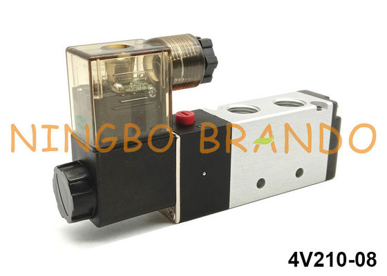 Airtactype de Pneumatische Klep van de Luchtsolenoïde 4V210-08-DC24V 1/4“ NPT