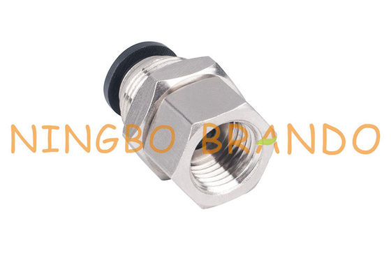 1/4“ Snelle 8mm verbinden Montage van de Waterdicht schot de Vrouwelijke Rechte Pneumatische Slang