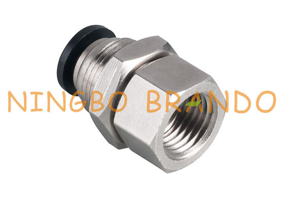 1/2“ 12mm Waterdicht schot Vrouwelijke Rechte Duw om Pneumatische Slangmontage te verbinden