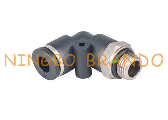 1/8“ 6mm verbindt de Mannelijke Elleboogduw binnen snel Pneumatische Slangmontage