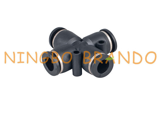 Unie Dwarsduw Pneumatische Slangmontage 1/4“ snel om te verbinden 8mm