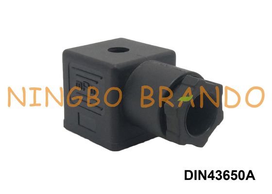 De zwarte Vorm van MPM DIN 43650 een Schakelaar van de de Solenoïderol van DIN 43650A