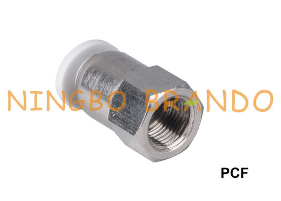 De Vrouwelijke Rechte Pneumatische de Slangmontage van PCF verbindt snel 3/8“ 1/2“