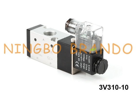 3V310-10 Airtac-Type Pneumatische Solenoïdeklep 3 Manier 220VAC 24VDC