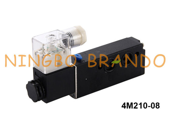 Type 5/2 de Solenoïdeklep G1/4“ 24VDC 220VAC van 4M210-08 Airtac van Namen